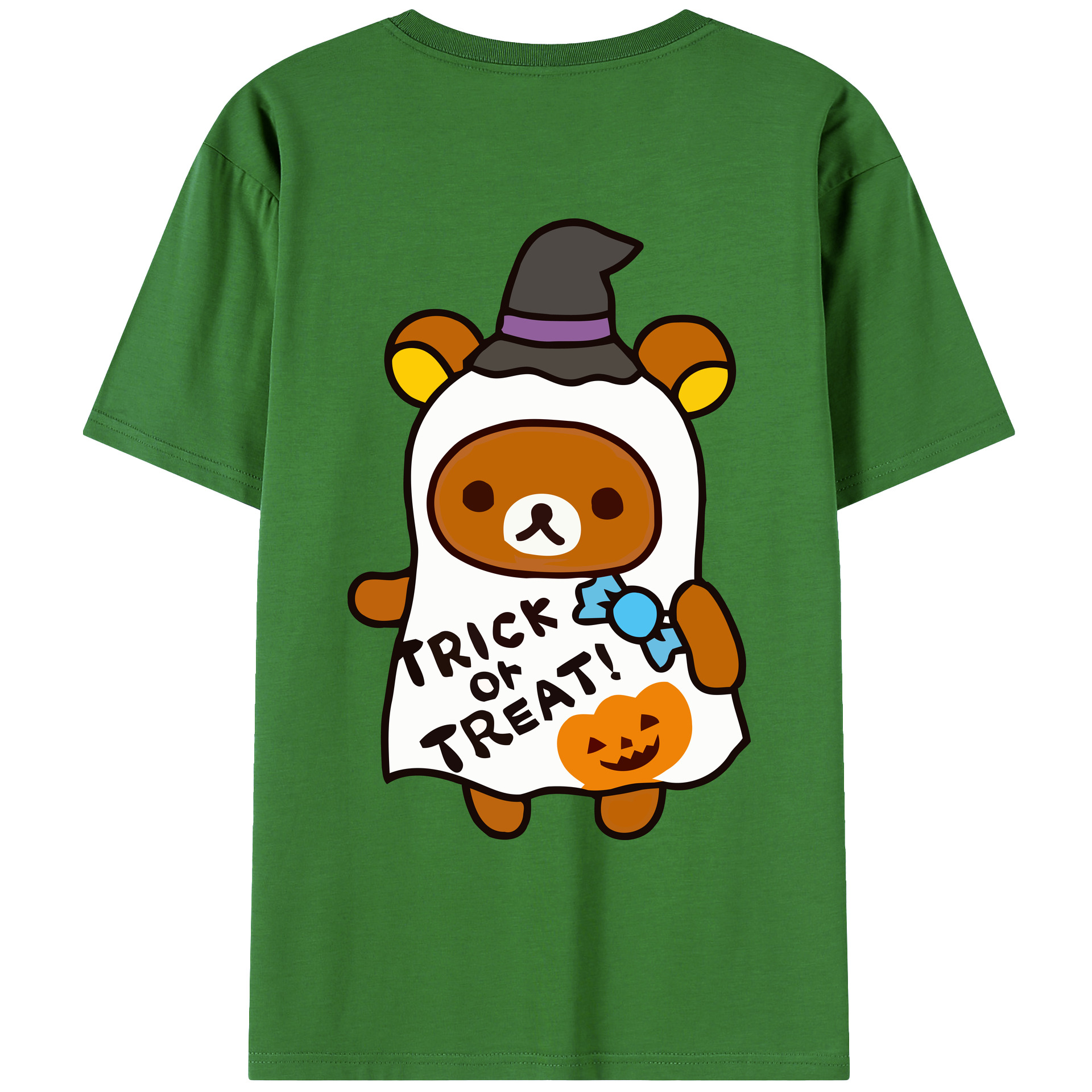 （画像用） リラックマ リラックマ キイロイトリ Rilakkuma Korilakkuma Kiiroitori レディース半袖Tシャツ(バックプリント)